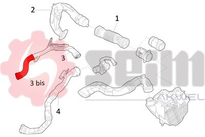 981748 SEIM Трубка нагнетаемого воздуха