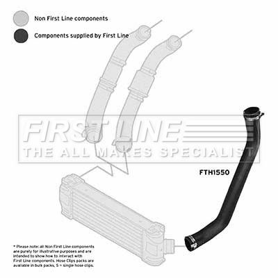 FTH1550 FIRST LINE Трубка нагнетаемого воздуха