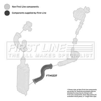 FTH1237 FIRST LINE Трубка нагнетаемого воздуха
