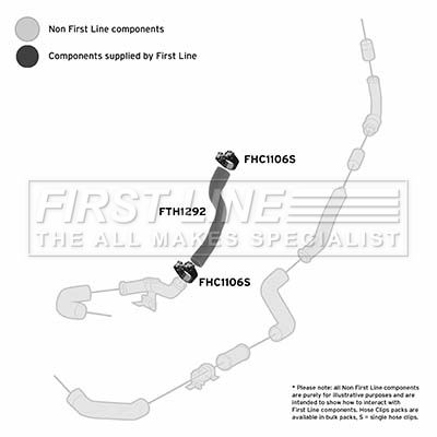 FTH1292 FIRST LINE Трубка нагнетаемого воздуха