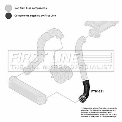 FTH1621 FIRST LINE Трубка нагнетаемого воздуха