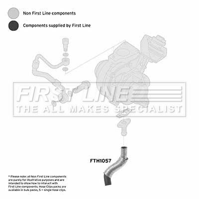 FTH1057 FIRST LINE Трубка нагнетаемого воздуха