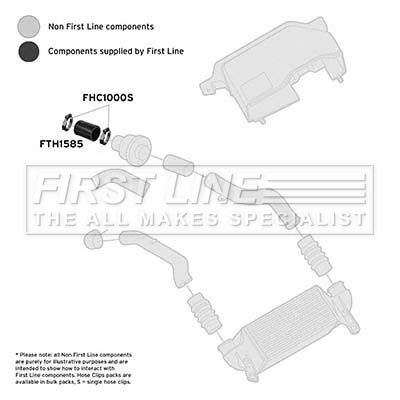 FTH1585 FIRST LINE Трубка нагнетаемого воздуха