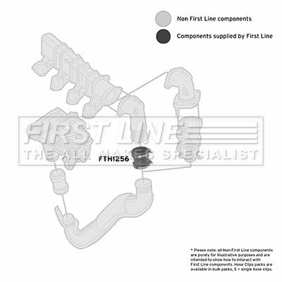 FTH1256 FIRST LINE Трубка нагнетаемого воздуха