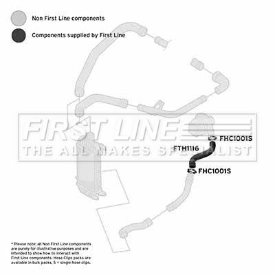 FTH1116 FIRST LINE Трубка нагнетаемого воздуха