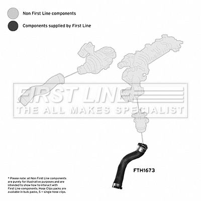 FTH1673 FIRST LINE Трубка нагнетаемого воздуха