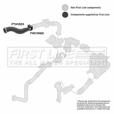 FTH1283 FIRST LINE Трубка нагнетаемого воздуха