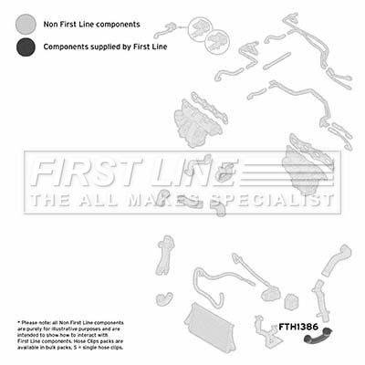 FTH1386 FIRST LINE Трубка нагнетаемого воздуха