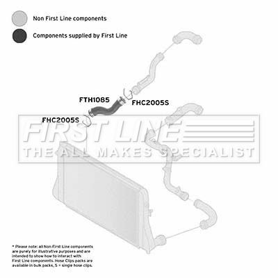 FTH1085 FIRST LINE Трубка нагнетаемого воздуха