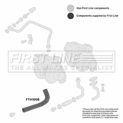 FTH1008 FIRST LINE Трубка нагнетаемого воздуха