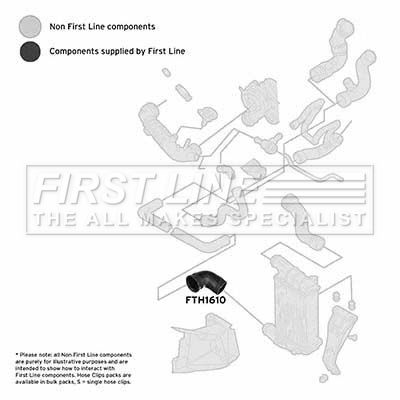 FTH1610 FIRST LINE Трубка нагнетаемого воздуха