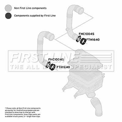 FTH1640 FIRST LINE Трубка нагнетаемого воздуха