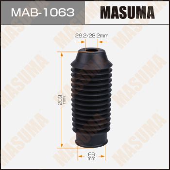MAB1063 MASUMA Пылезащитный комплект, амортизатор