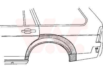 5834143 VAN WEZEL Боковина
