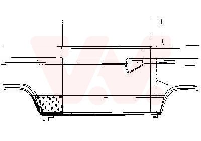 5870142 VAN WEZEL Боковина