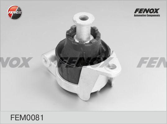 Опора двигателя | зад прав | Fenox                FEM0081