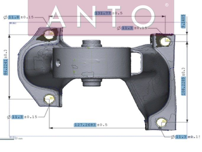 Подушка двигателя RR MMC airtrekdingodionlancer 00- ANTO                ASB51338