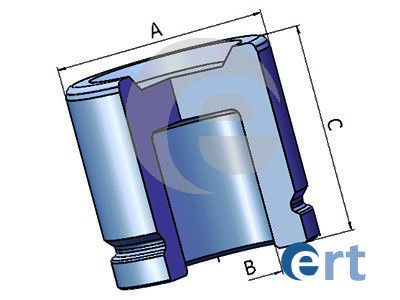 150968C ERT Поршень, корпус скобы тормоза