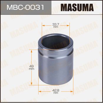 MBC0031 MASUMA Поршень, корпус скобы тормоза
