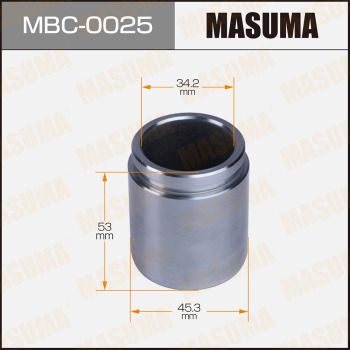 MBC0025 MASUMA Поршень, корпус скобы тормоза