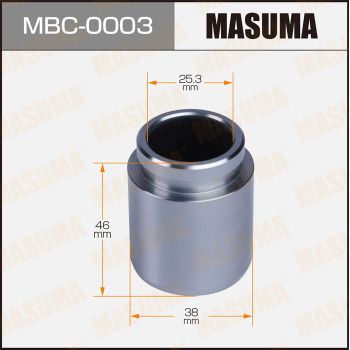 MBC0003 MASUMA Поршень, корпус скобы тормоза