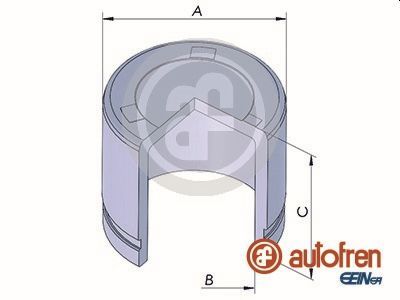 D025322 AUTOFREN SEINSA Поршень, корпус скобы тормоза