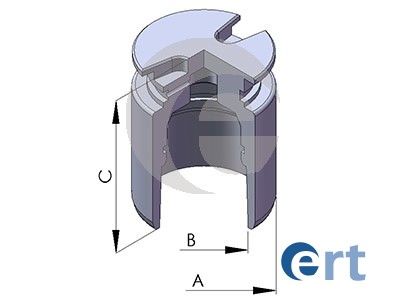 150562C ERT Поршень, корпус скобы тормоза