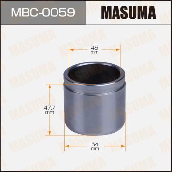 MBC0059 MASUMA Поршень, корпус скобы тормоза