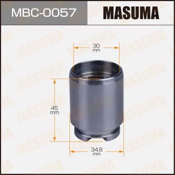 MBC0057 MASUMA Поршень, корпус скобы тормоза