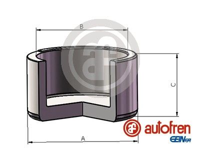 D025734 AUTOFREN SEINSA Поршень, корпус скобы тормоза