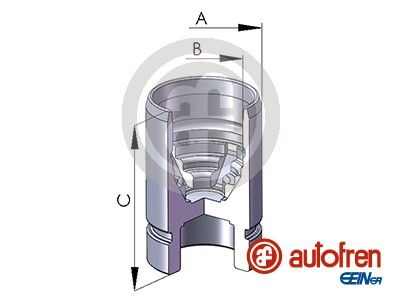 D02589 AUTOFREN SEINSA Поршень, корпус скобы тормоза