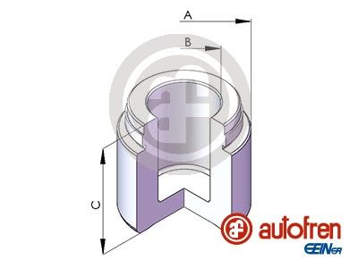 D025347 AUTOFREN SEINSA Поршень, корпус скобы тормоза