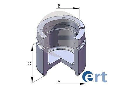 150847C ERT Поршень, корпус скобы тормоза