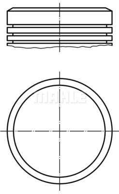 0402700 MAHLE Поршень