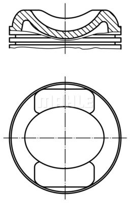 5039900 MAHLE Поршень