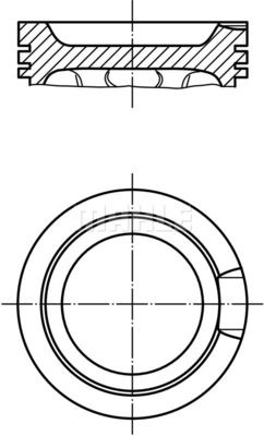 0331602 MAHLE Поршень