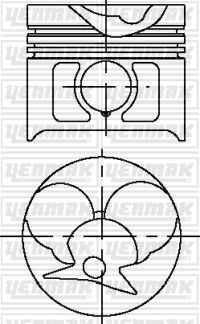 3103606000 YENMAK Поршень