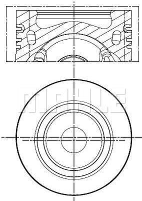 028PI00154002 MAHLE Поршень