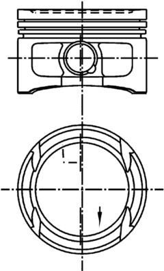 99909601 KOLBENSCHMIDT Поршень