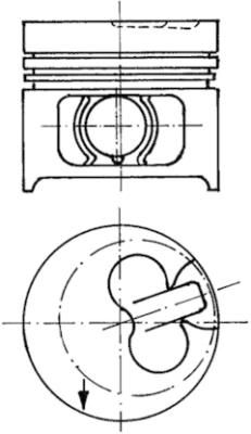 90858600 KOLBENSCHMIDT Поршень