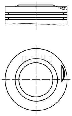 0022502 MAHLE Поршень