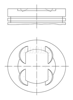 681PI00109002 MAHLE Поршень