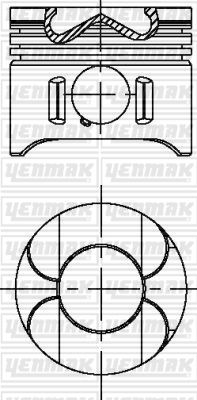 3104696000 YENMAK Поршень