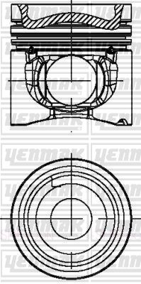 3104678000 YENMAK Поршень