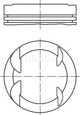 6077900 MAHLE Поршень