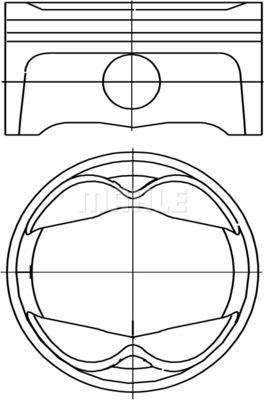 503PI00101001 MAHLE Поршень