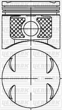 3104177000 YENMAK Поршень