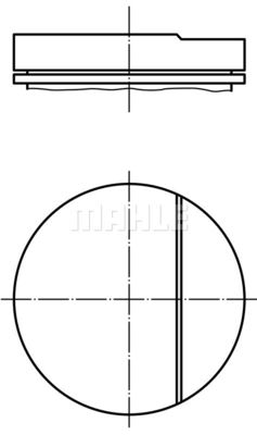 0021801 MAHLE Поршень