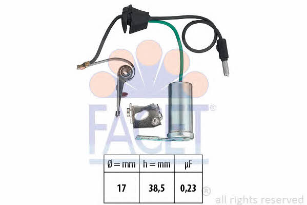 Прерыватель системы зажигания (1369126) Facet 1.369126