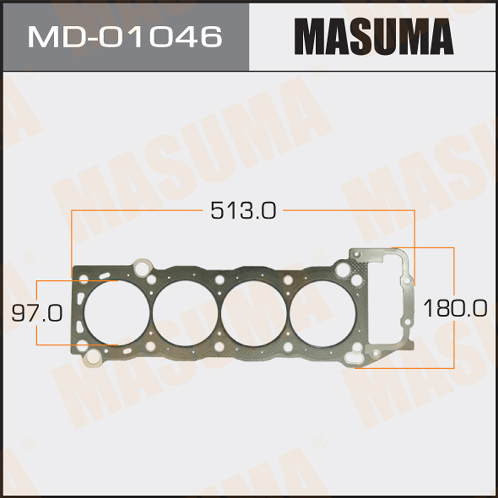 Прокладка головки блока цилиндров Masuma                MD-01046